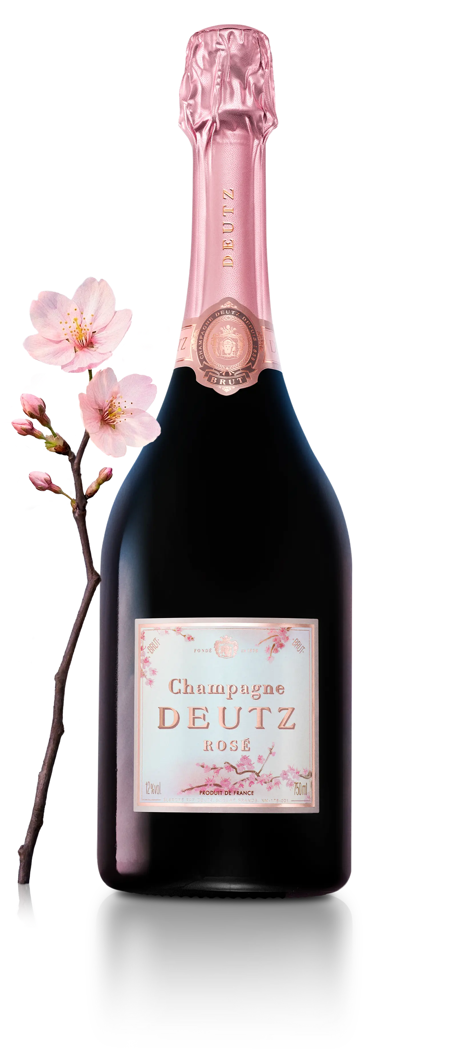 Bouteille Deutz Brut Rosé Édition Sakura